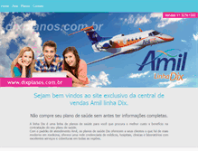 Tablet Screenshot of dixplanos.com.br